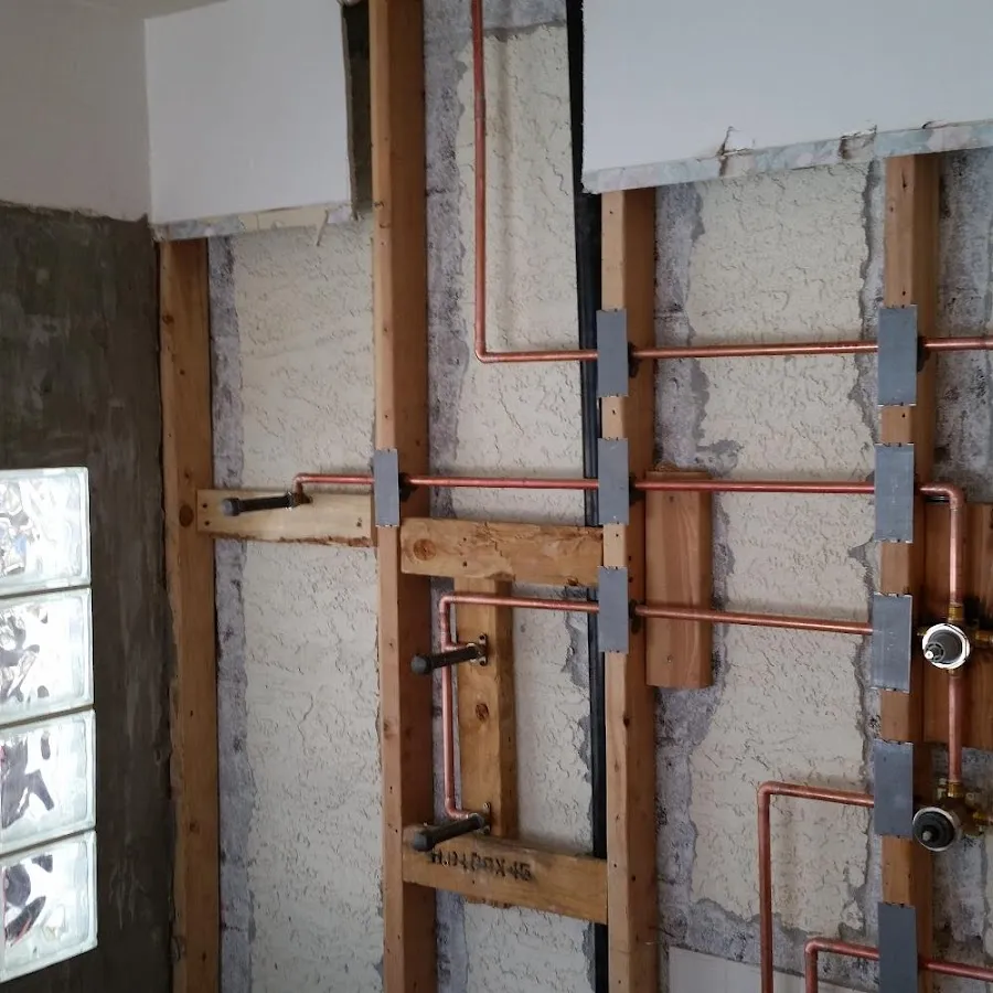 Copper pipe installation for Repiping in Hopedale